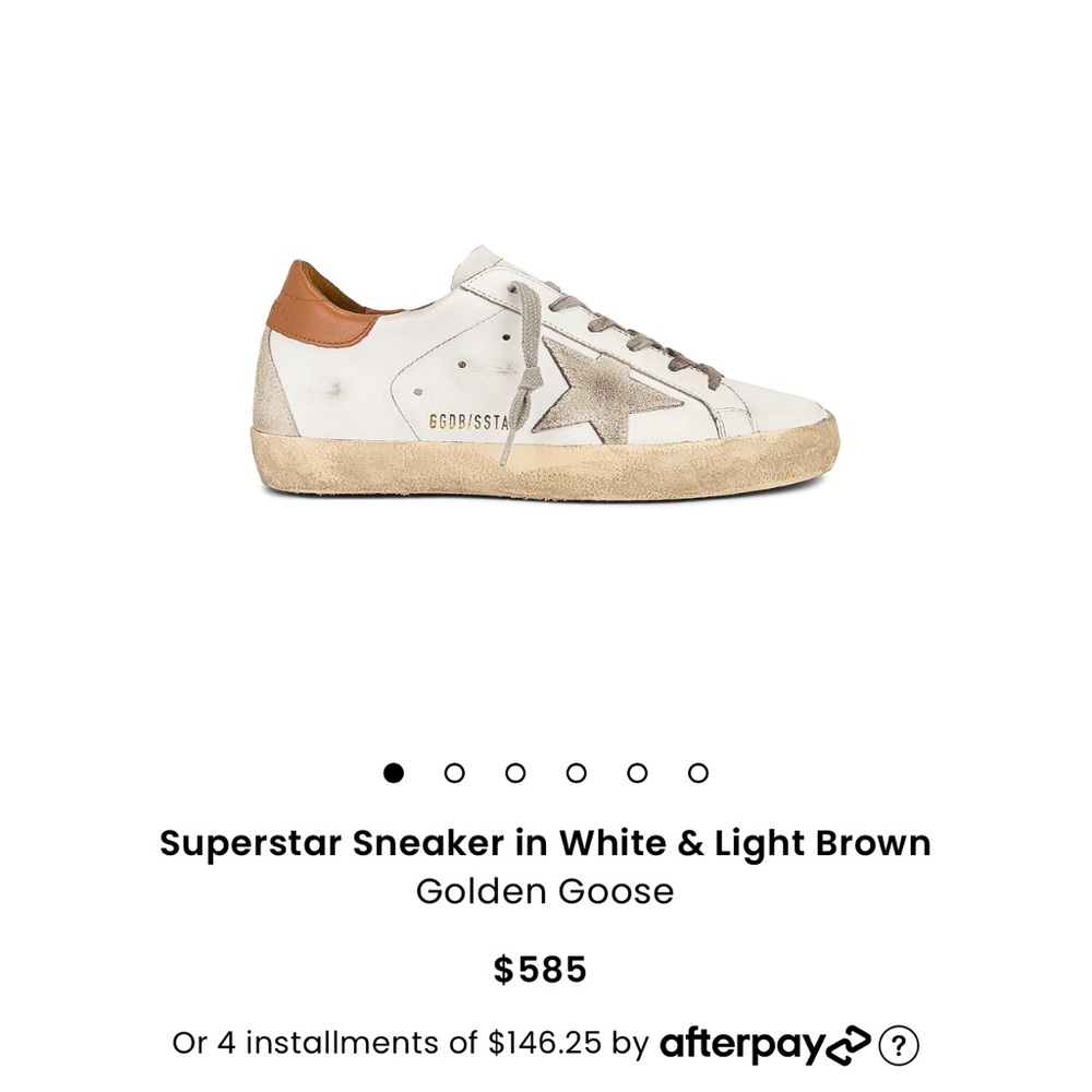 Golden Goose
Superstar Sneakers
White/Ice/Light
Brown, 40